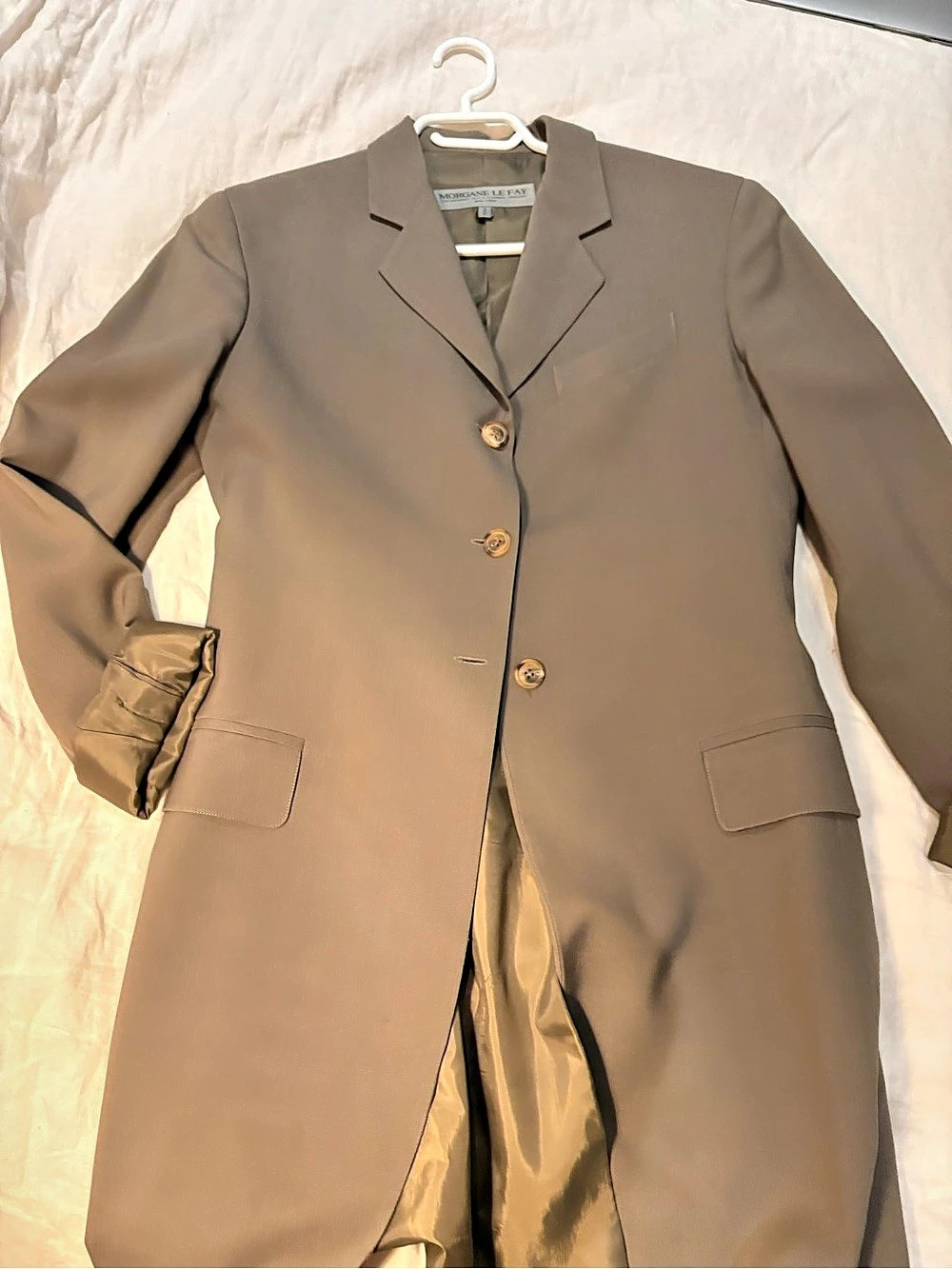 Morgan Le Fay Women's Tailored Blazer in Brown Like New